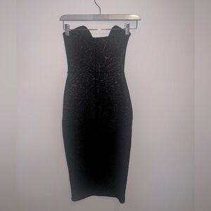 Strapless tube dress